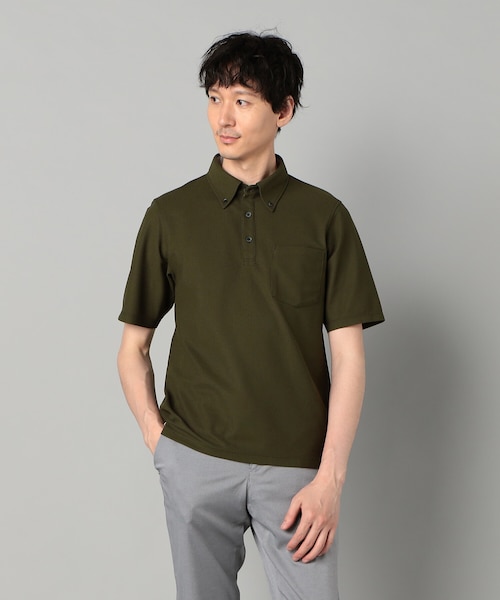 ALBINIカノコ カッタウェイポロシャツ｜コムサ・メンの通販｜&mall