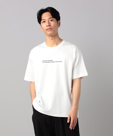 シルキースムース ロゴTシャツ