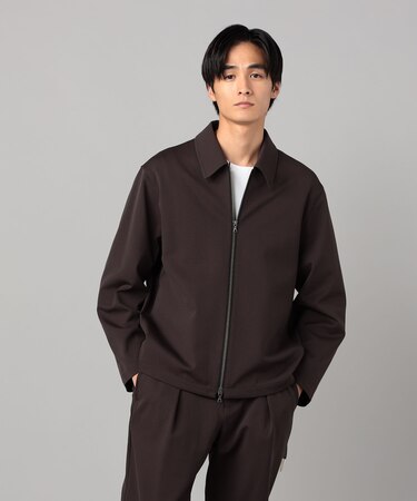 ソロテックス レーヨンフィラメント ステンカラーブルゾン