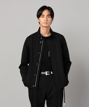 ソロテックス レーヨンフィラメント ショートモッズブルゾン