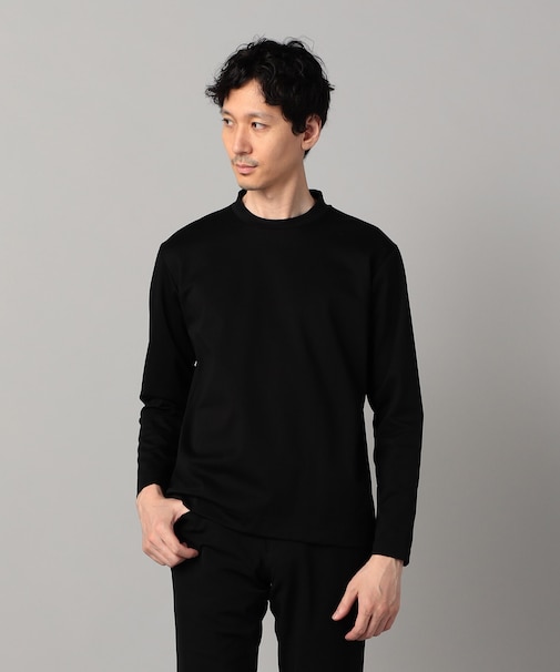シルキーポンチ長袖ジャケTシャツ