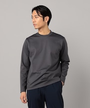 シルキーポンチ長袖ジャケTシャツ