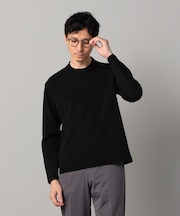 ミラノリブ クルーネックニット