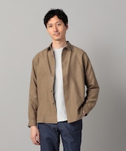 ビーガンスエード　レギュラーカラーシャツ