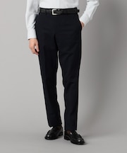 【セットアップ対応】ポリエステルドビーストレッチ テーパードパンツ