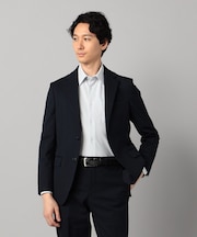 【セットアップ対応】ポリエステルドビーストレッチ テーラードジャケット