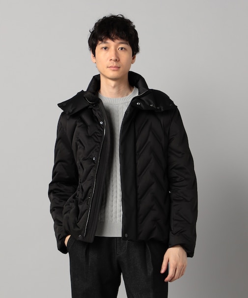 【2WAY】ドビーシームレス ダウンブルゾン