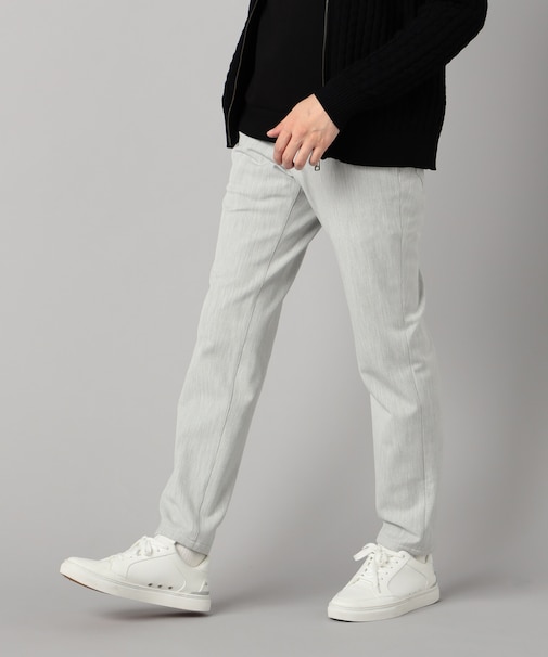 尾州産裏起毛 2WAYストレッチ 5ポケットパンツ