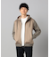 ニットコンビ ジップアップパーカ