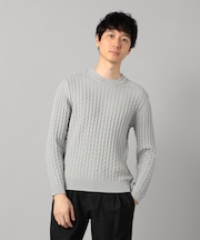 リンクスジャカード クルーネックニット