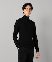 「FILIVIVI」リブ タートルネックニット