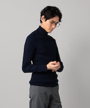 「FILIVIVI」リブ タートルネックニット