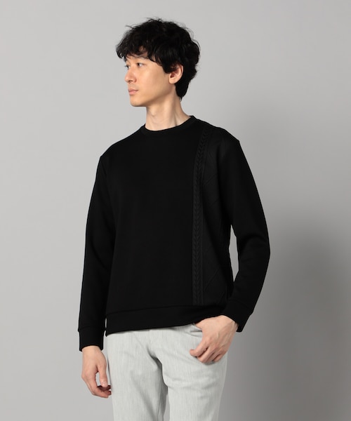 16AW コンビケーブルプルオーバー ケーブルコンビ プルオーバー｜コムサ・メンの通販｜&mall（アンド