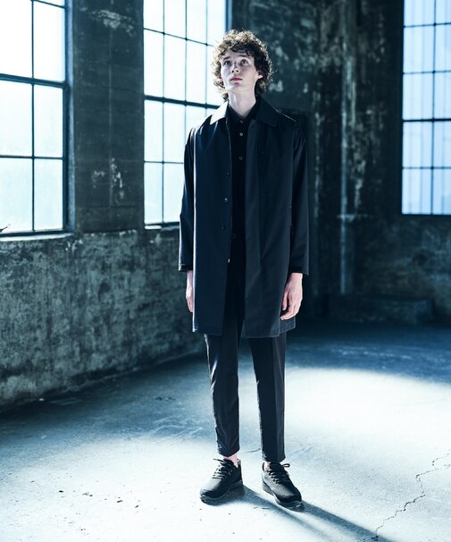 【COMME CA MEN BLACK】3レイヤーテック コート