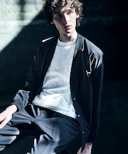 【COMME CA MEN BLACK】4WAYテック カーディガン