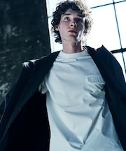 【COMME CA MEN BLACK】ドライテック 長袖Tシャツ