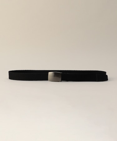 【COMME CA MEN BLACK】ナイロンフリーバックル ベルト