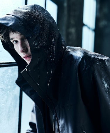 【COMME CA MEN BLACK】3レイヤーテック パーカ