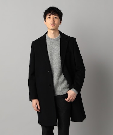 尾州産 ウールビーバー チェスターコート