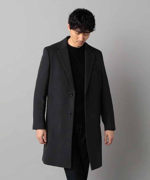 尾州産 ウールビーバー チェスターコート