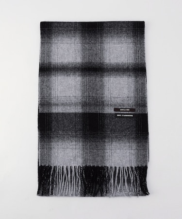 ウォッシャブルカシミヤ チェックマフラー