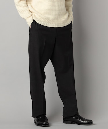 【セットアップ対応】ソフトサーモ(R) グレンチェック 2タックパンツ