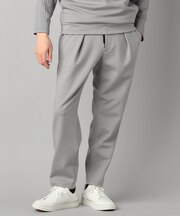 ダウンファブリック タックテーパードパンツ