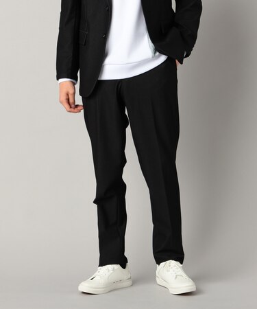 【セットアップ対応】4WAYデニムライクジャージー テーパードパンツ