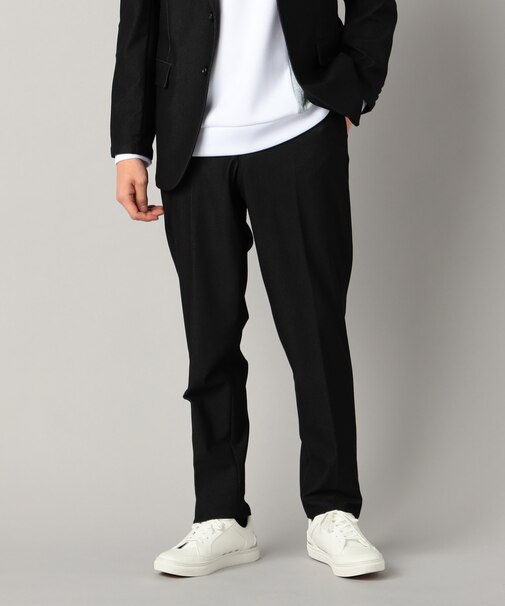 【セットアップ対応】4WAYデニムライクジャージー テーパードパンツ