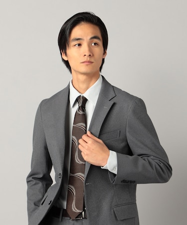 波柄レギュラー ネクタイ