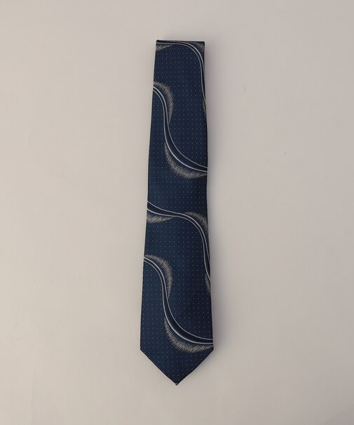 波柄レギュラー ネクタイ