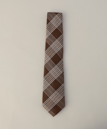 チェック柄レギュラーネクタイ