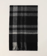 ウール チェックマフラー