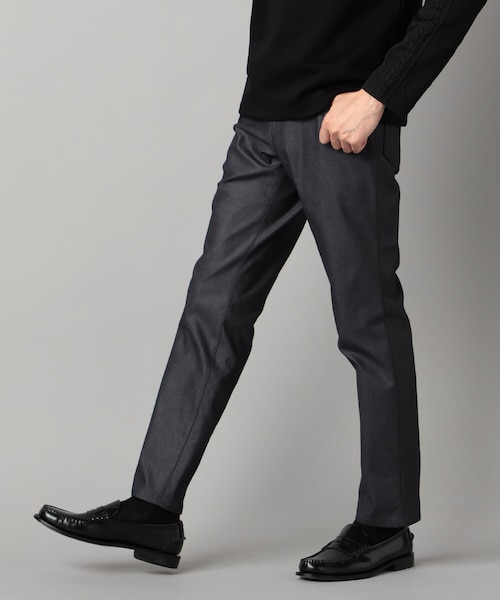 【PGG】ポリエステルドビーストレッチパンツ (MENS) 新品 セール】 ポリエステルストレッチ 小紋ドビーセットアップジャケット