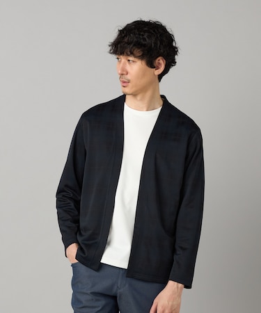 IL PRINCIPEジャージー 長袖ハッピカーディガン