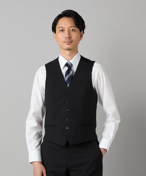 【スリーピース対応】尾州産 ウールトロピカル ベスト