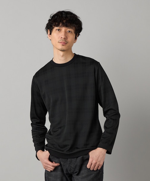 IL PRINCIPEジャージー 長袖クルーカットソー