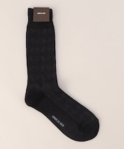 アーガイル柄 クルーソックス