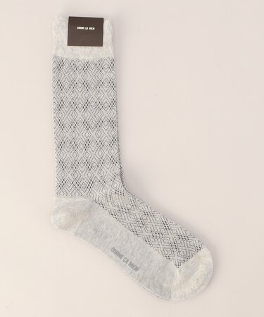 アーガイル柄 クルーソックス
