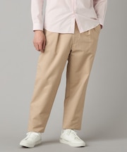 タックテーパード チノパンツ