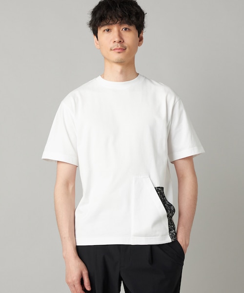 安全ピン柄 ポケットTシャツ｜コムサ・メンの通販｜&mall（アンド