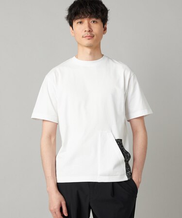 安全ピン柄 ポケットTシャツ