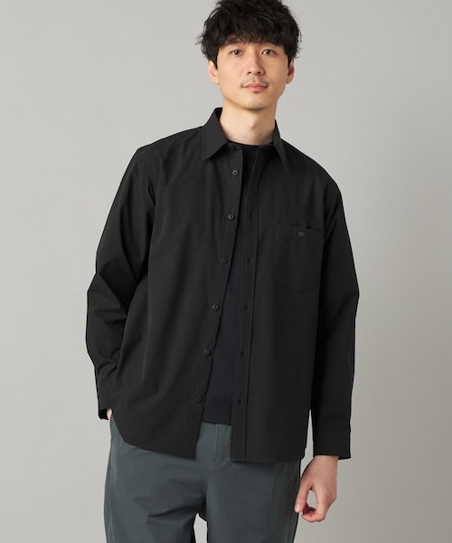 COMME CA MEN BLACK】〔TEXBRID〕レギュラーシャツ｜コムサ・メンの