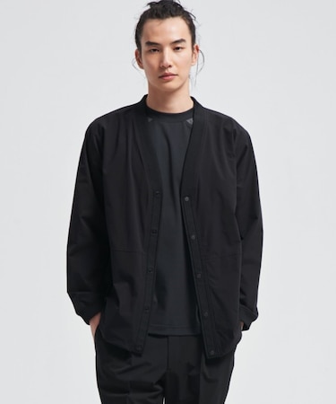 【COMME CA MEN BLACK】〔TEXBRID〕Vネックカーディガン