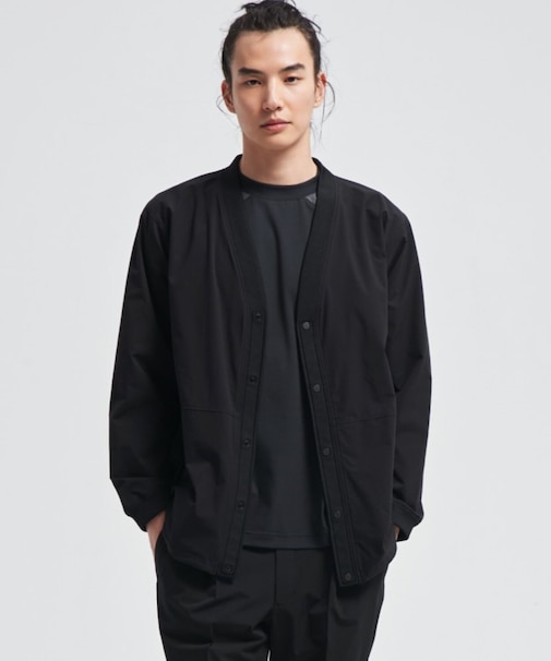 【COMME CA MEN BLACK】〔TEXBRID〕Vネックカーディガン
