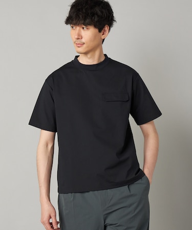 【COMME CA MEN BLACK】〔TEXBRID〕ドライテック 半袖Tシャツ