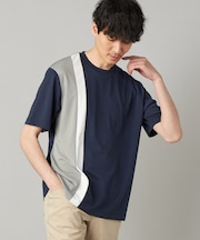 カラーブロック 半袖Tシャツ