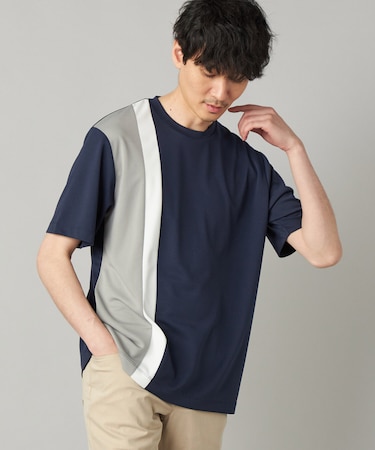 カラーブロック 半袖Tシャツ