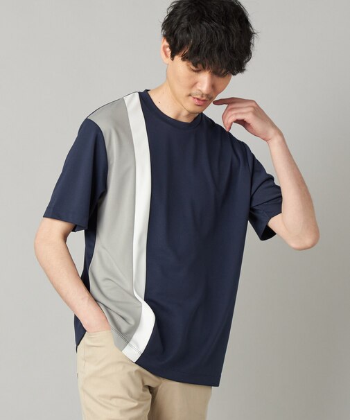 カラーブロック 半袖Tシャツ