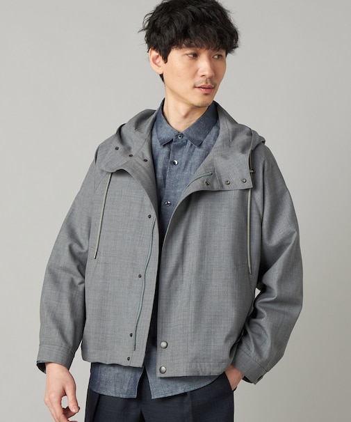 尾州産 ウォッシャブルトロ マウンテンパーカ